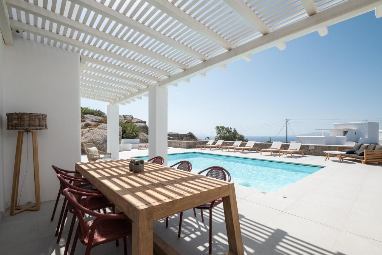 Villa Petra Mare Above Mykonos Town Private Pool 외부 사진