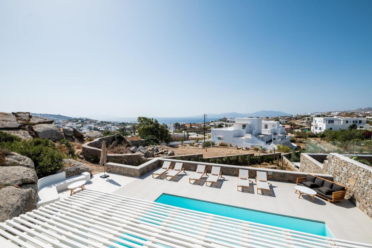 Villa Petra Mare Above Mykonos Town Private Pool 외부 사진