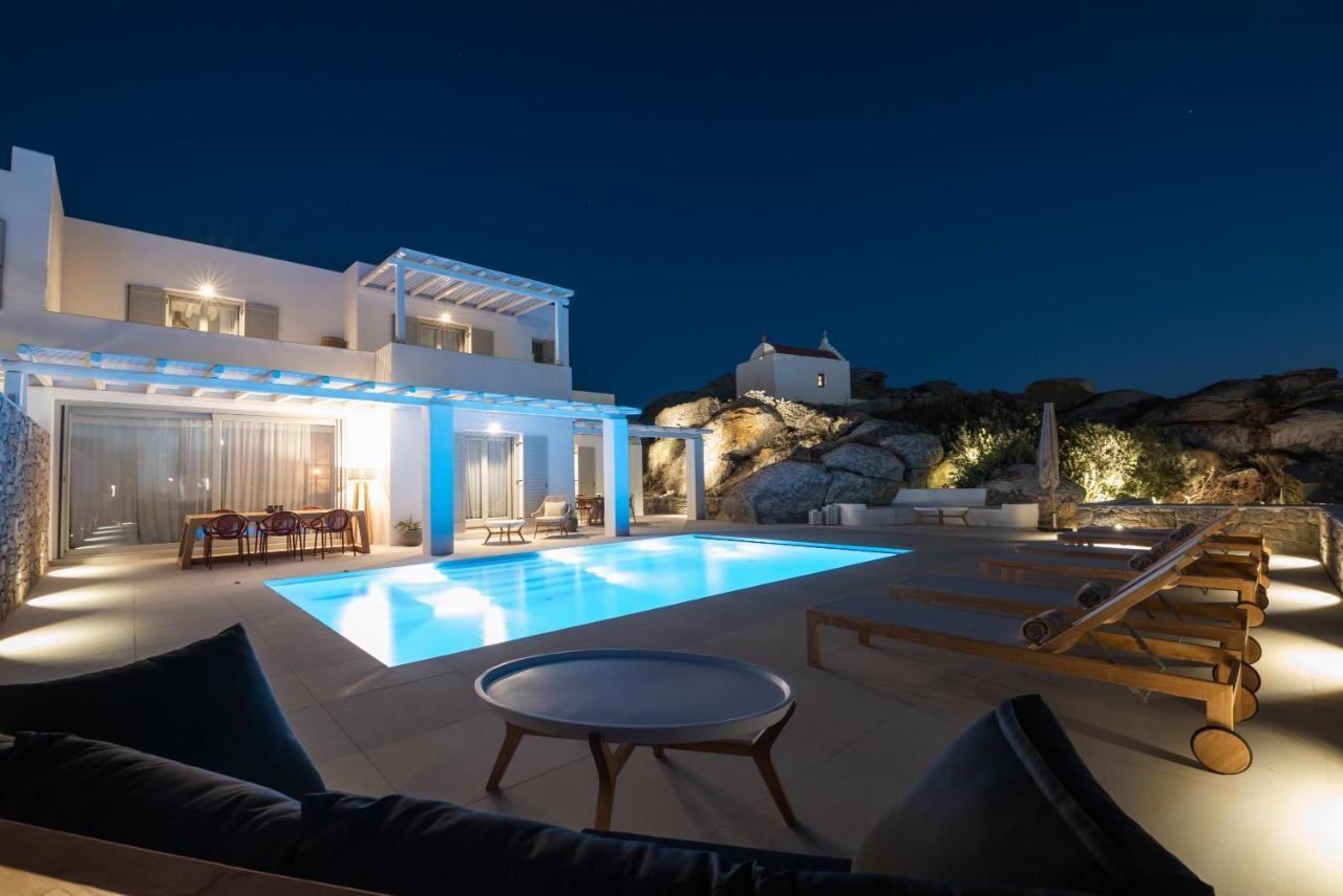 Villa Petra Mare Above Mykonos Town Private Pool 외부 사진