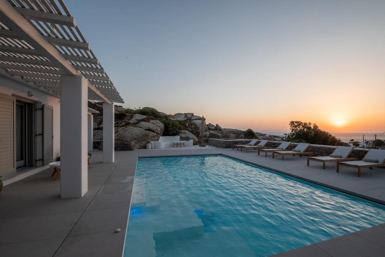 Villa Petra Mare Above Mykonos Town Private Pool 외부 사진